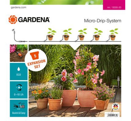 Gardena expansion set flower pots