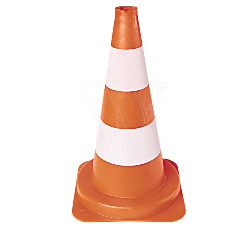 Pvc sales cone fluorine orange 50cm