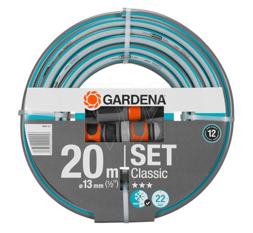 Gardena classic garden hose 13mm 20m set