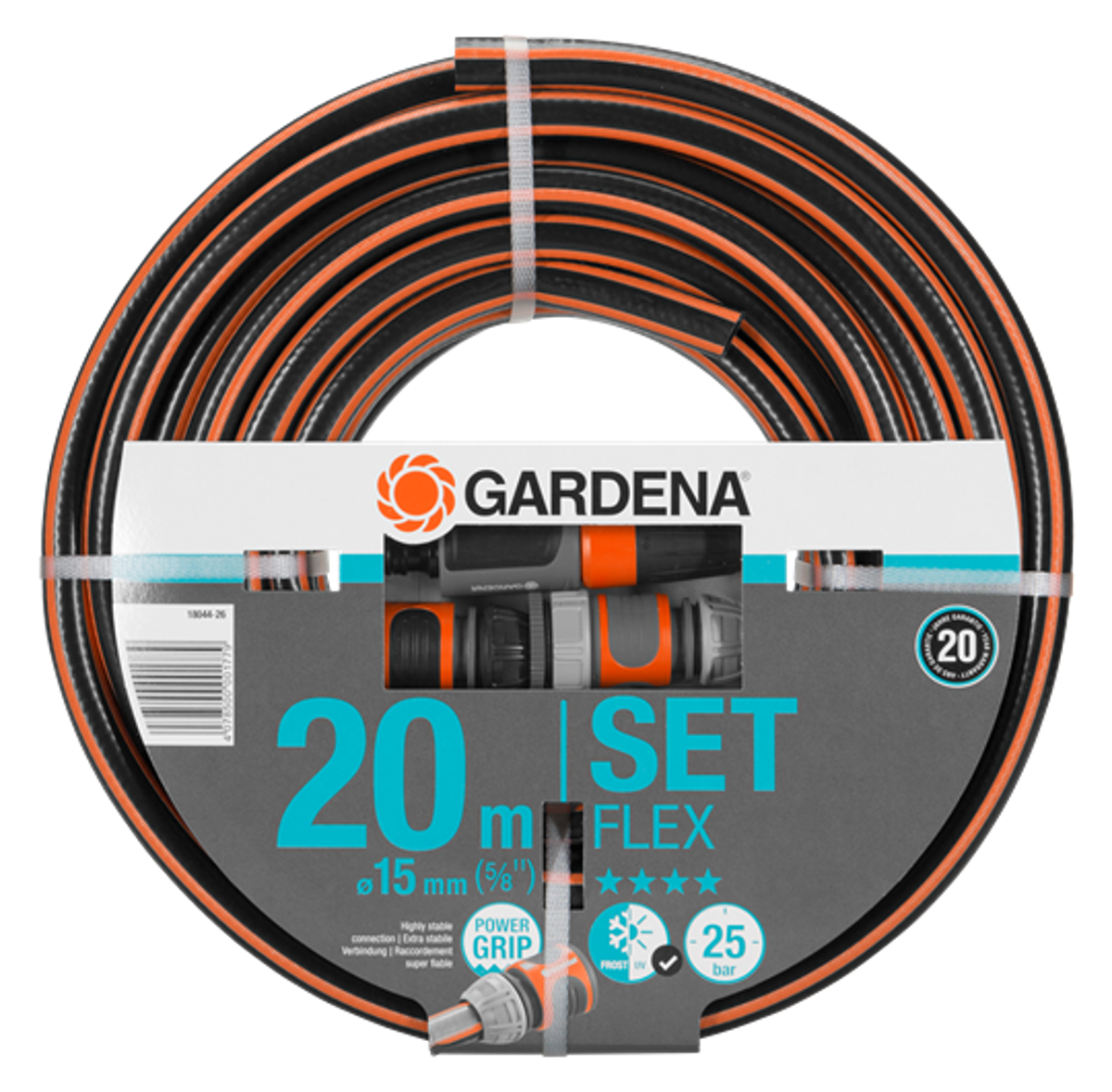 Gardena flex tuinslang 15mm 20 meter set | 4078500001779