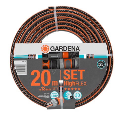 Gardena highflex garden hose 13mm 20m. set