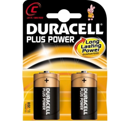 Duracell plus power c batteries