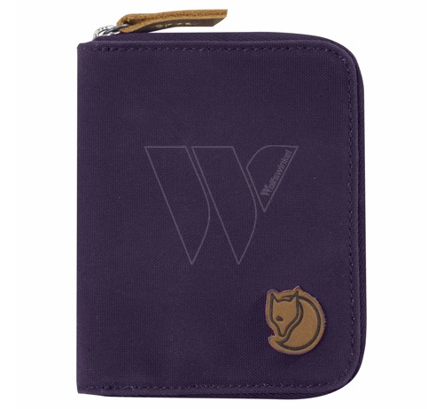 Fjälraven brieftasche mit reißverschluss - 590 alpine-violett