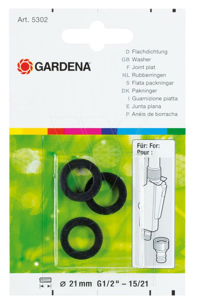 Gardena rubberringen, inhoud: 3 stuks