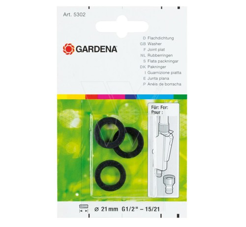 Gardena rubber rings, contents: 3 pieces