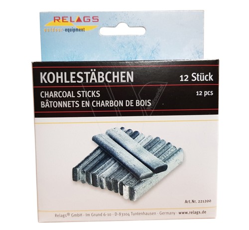 Relags charcoal sticks for hand warmer