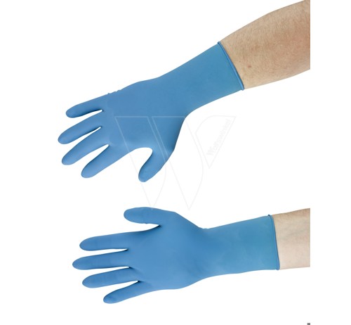 Latex hygiene glove long 50 stk - l
