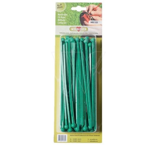 Weed lawn mowing line 4.0 mm green
