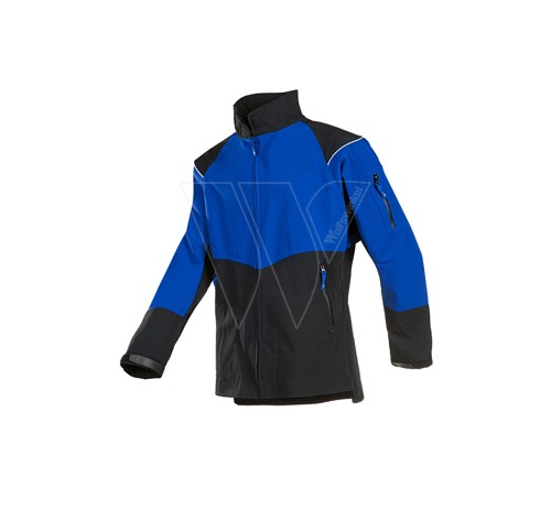Sip jacket sherpa zwart/blauw s