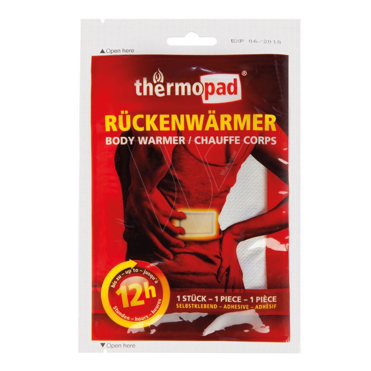 Thermopad body/rugwarmer 1 stuks