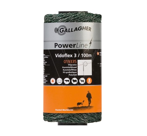 Gallagher vidoflex 3 powerline green 100