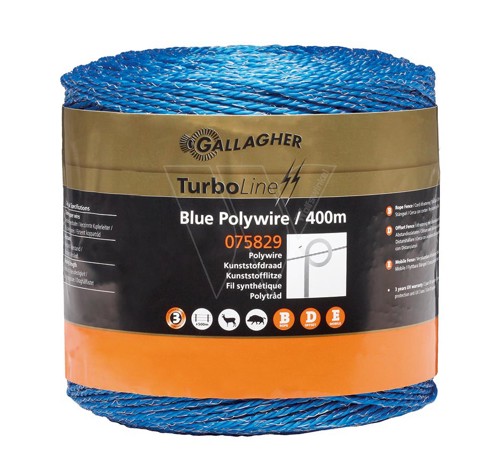 Gallagher turboline plastic wire blue