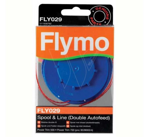 Flymo - fly029 doppelte auto-drahtspule
