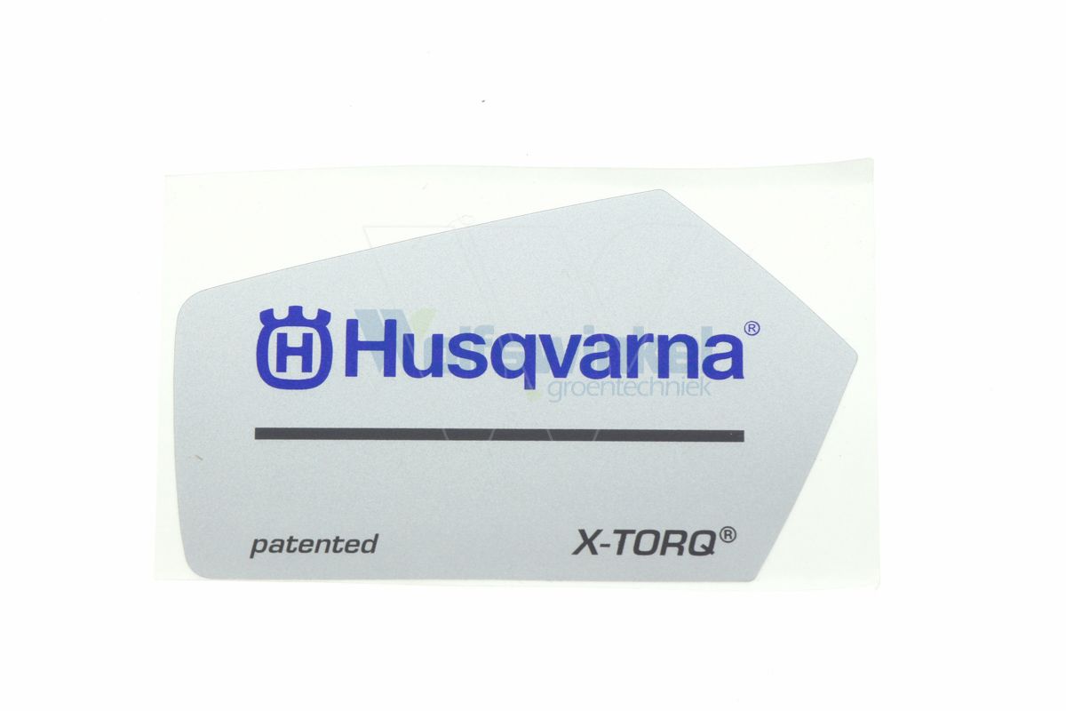 Husqvarna k760 & k970 starter cap sticker