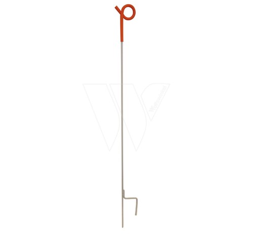 Gallagher spring steel pole with orange crown
