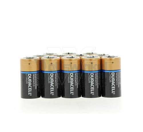 Duracell lithium cr123a battery 12 stk