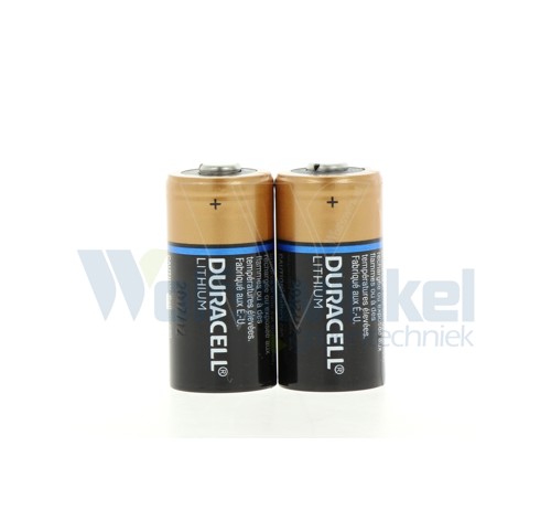 Duracell lithium cr123a battery 2pcs