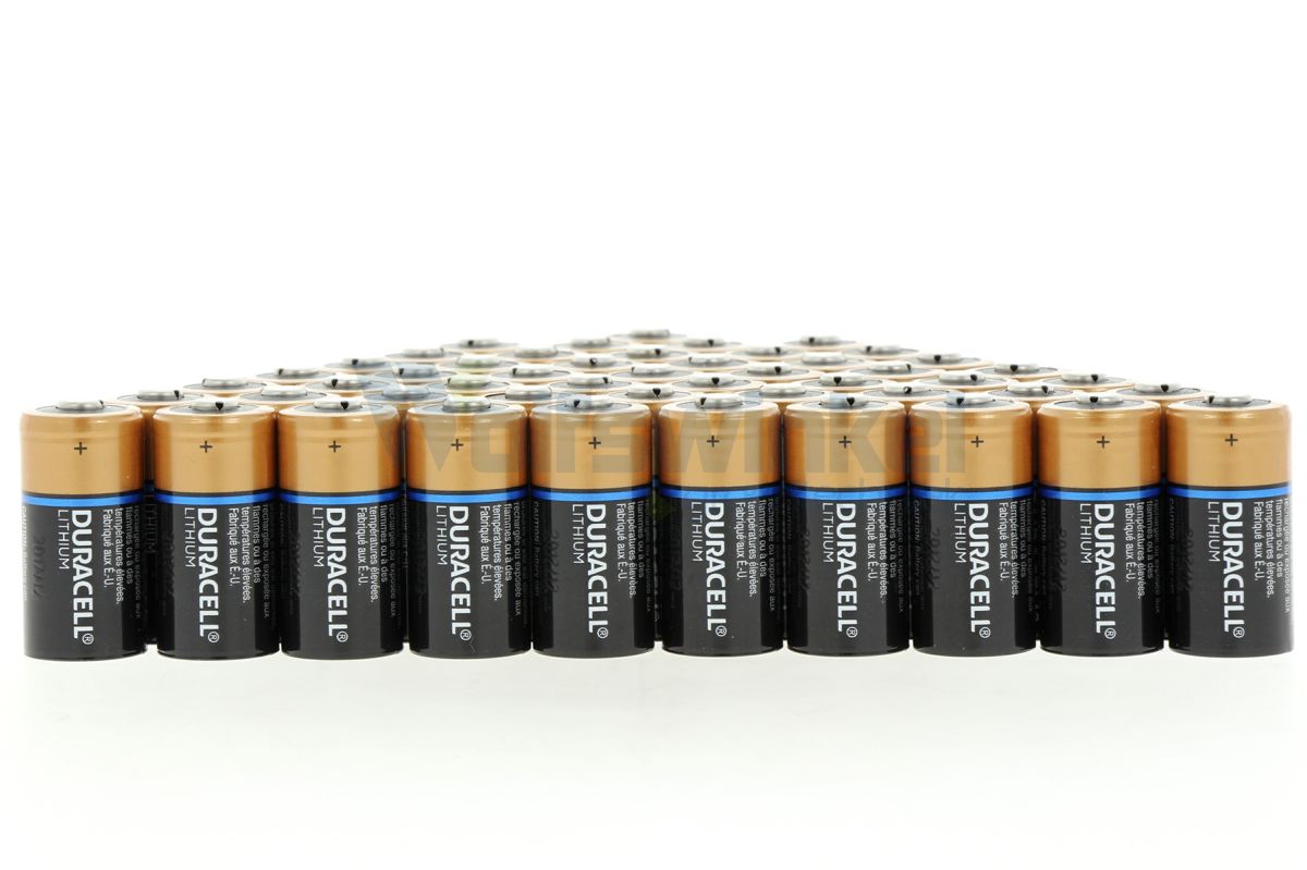 Duracell lithium cr123a batterij 50 stk