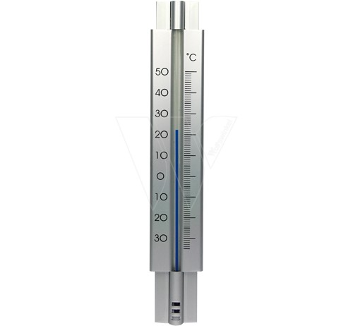 Thermometer metaal design 29cm