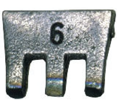 Sfix metallkeil - groß 6 - 50 mm breit