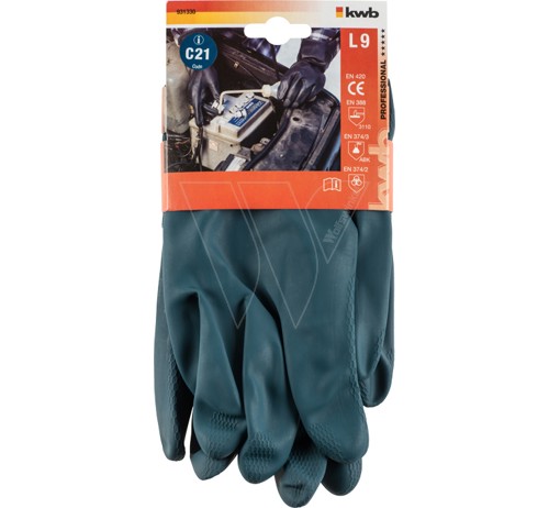 Kwb gloves assembly acid w xl