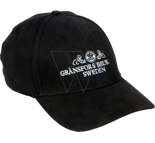 Gränsfors bruk cap / cap black with logo