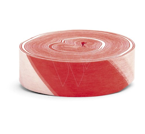 Degradable marking tape white/ red 75mtr.