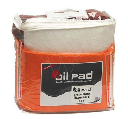 Oil pad first aid kit for gasoline & oil