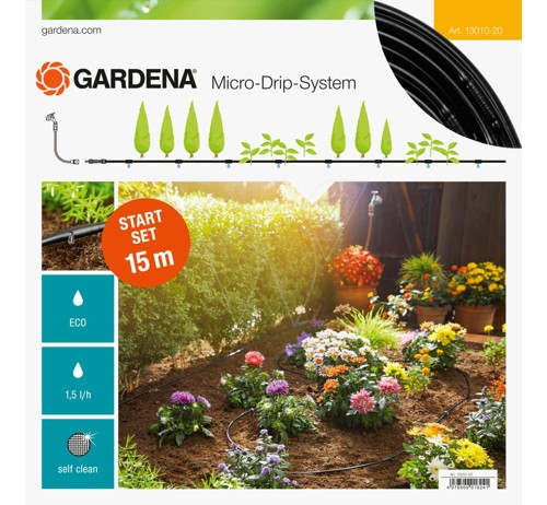 Gardena startset s voor rijplanten