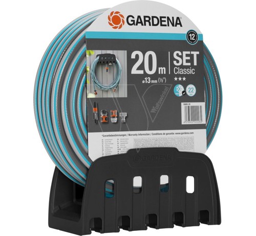 Gardena wall bracket with hose 20m set