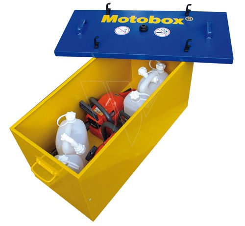 Motobox kettingzaag opslag kist metaal