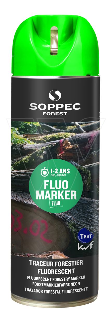 Soppec-fluor-markierungsfarbe holz grün