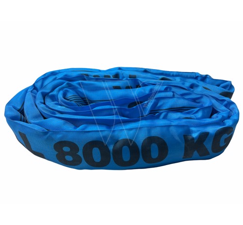 Polyester round sling 8ton 2.5 meter blue