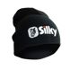 Silky mütze / beanie schwarz mit logo