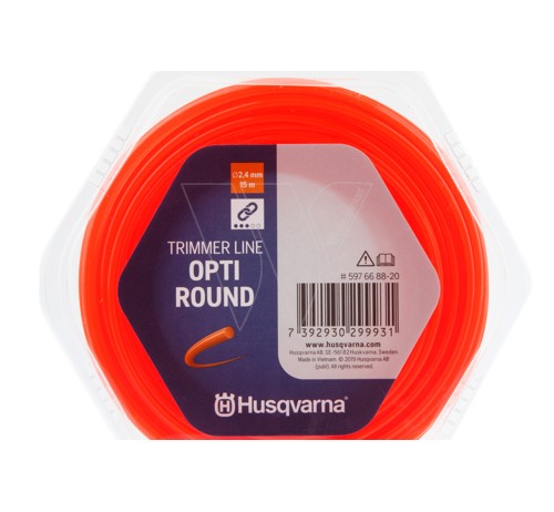 Husqvarna opti round ø2.4mm 15m orange