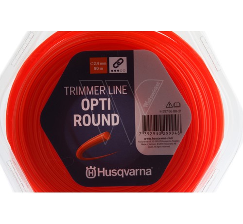 Husqvarna opti round ø2.4mm 90m oranje