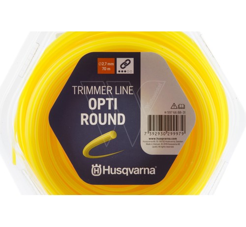 Husqvarna opti round ø2.7mm 70m yellow