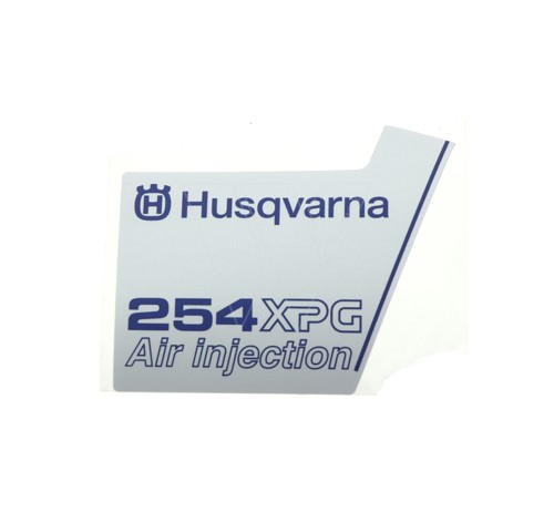 Husqvarna 254xpg starter cap sticker old