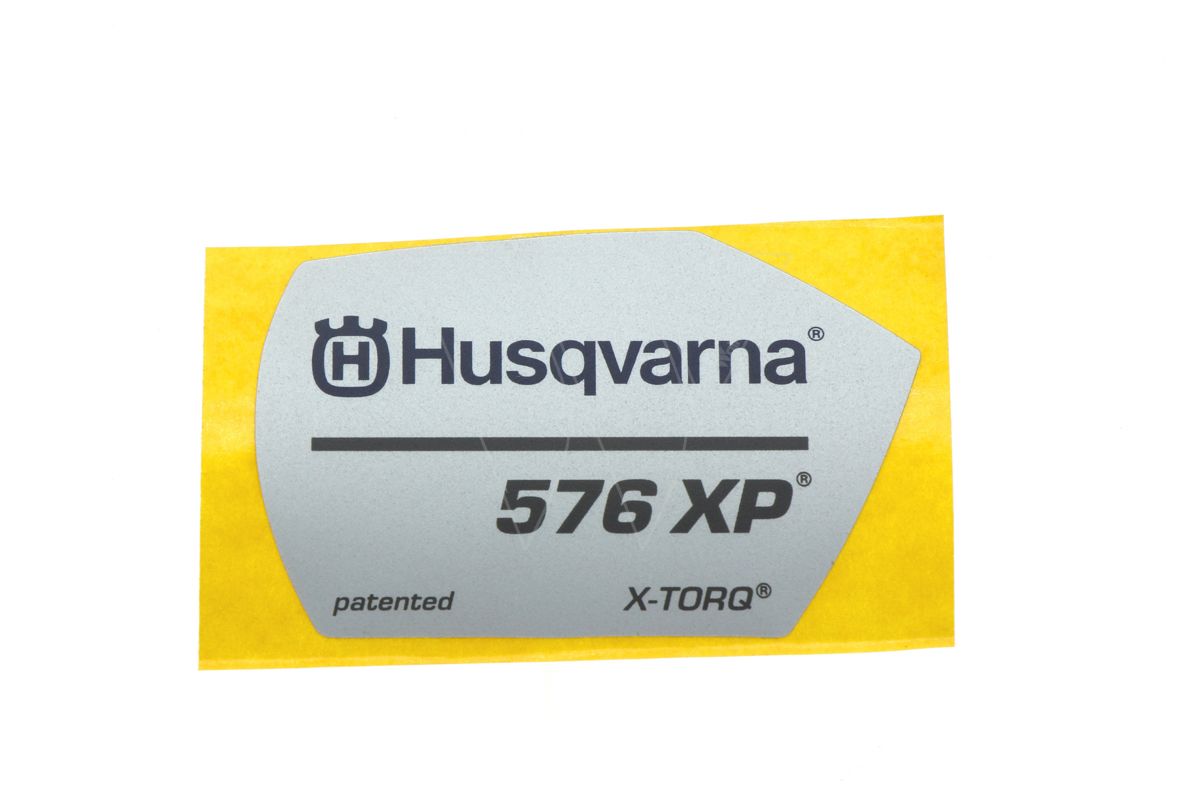 Husqvarna 576xp starter cap sticker