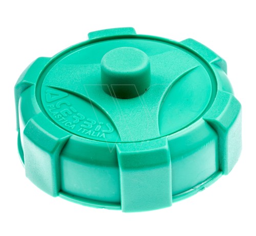 Rider tank cap with air vent, green