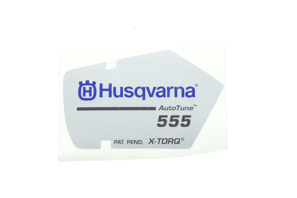 Husqvarna 555 starter cap sticker