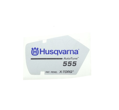 Husqvarna 555 aufkleber für starter-kappe