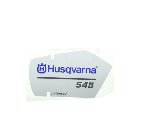 Husqvarna 545 starter cap sticker