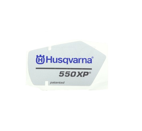 Husqvarna 550xp starter cap sticker