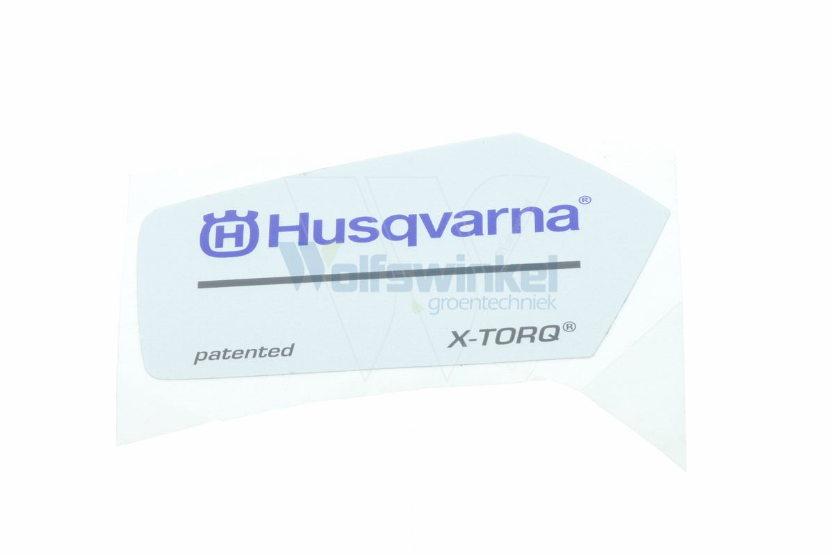 Husqvarna k760 & k970 starter cap sticker