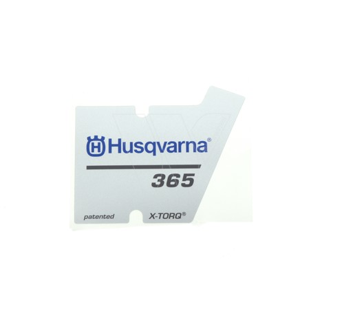 Husqvarna 365 aufkleber für die motorhaube des starters