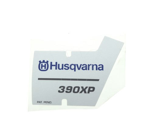Husqvarna 390xp starter cap sticker
