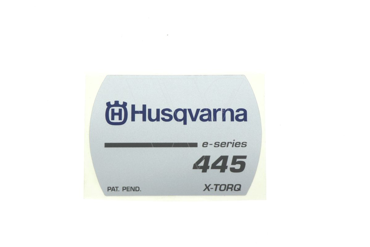 Husqvarna 445. aufkleber für starter-kappe