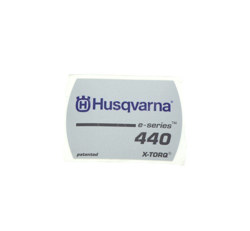 Husqvarna 440th starter cap sticker
