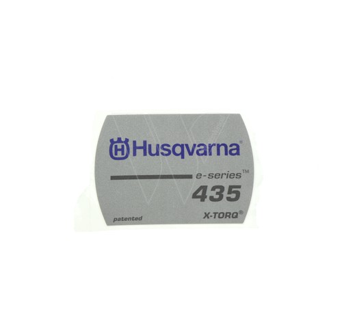 Husqvarna 435. aufkleber für starter-haube